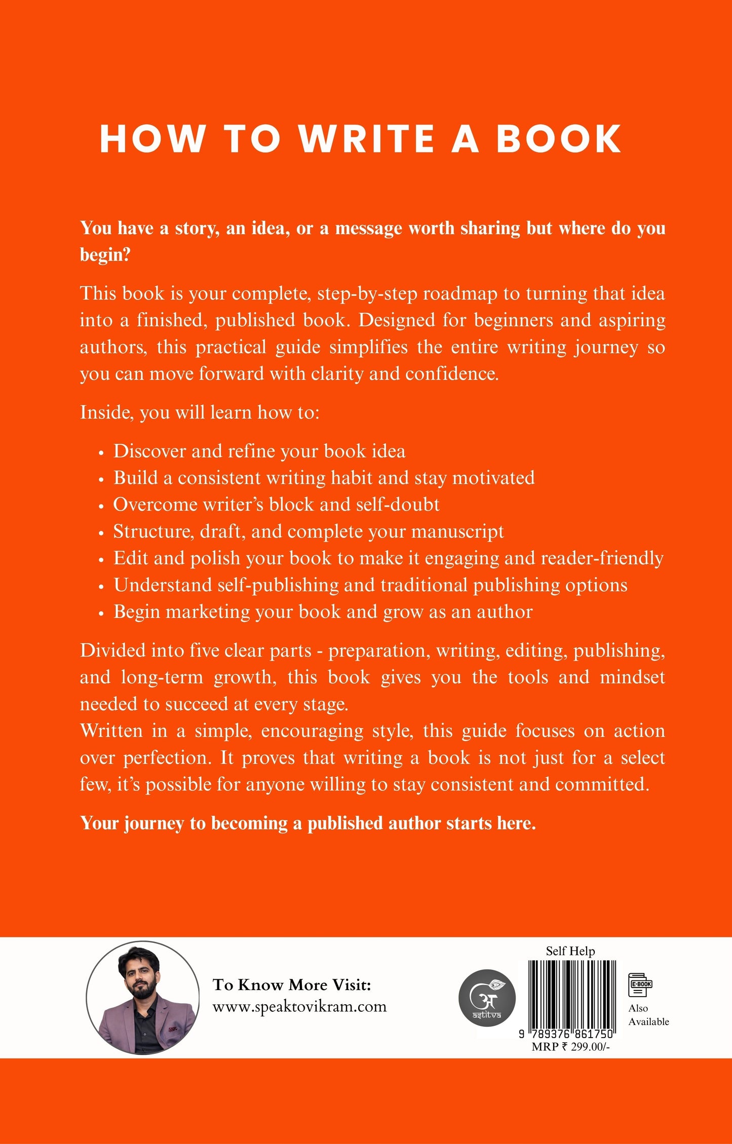 How to Write A Book: A Simple Step by Step Guide for Beginners