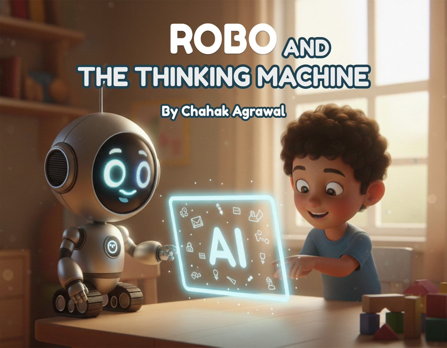 Robo And The Thinking Machine: A Fun Rhyming Story to Introduce Kids to AI